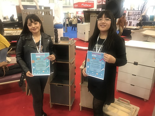 Daniela Rioja y Susana García fueron las ganadoras del segundo lugar con Gari