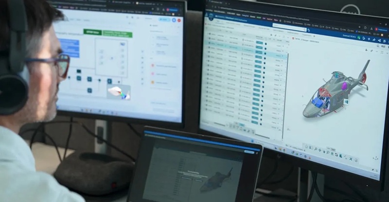 A través de la gestión de procesos y datos de simulación (SPDM), Airbus Helicopters dispone ahora de una única fuente de verdad para los datos de simulación