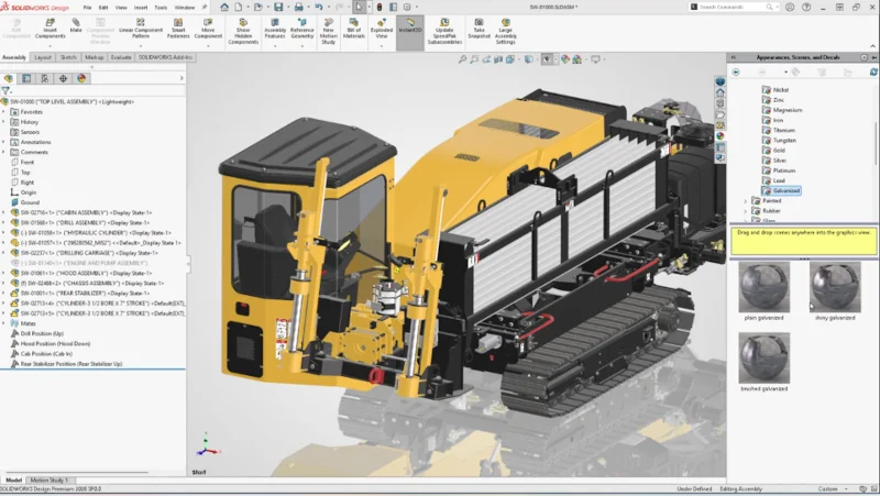 SolidWorks Design renderizado