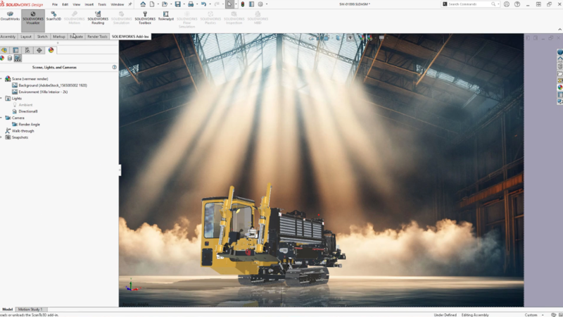 SolidWorks Design renderizado