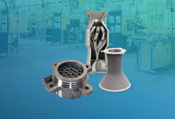 Piezas metálicas impresas 3D