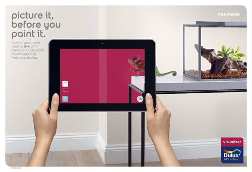 app de realidad aumentada para pintura en casa