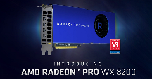 AMD presento se nuevo GPU AMD Radeon Pro WX 8200