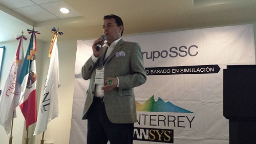 Fernando Balderas director de GrupoSSC en el Ansys Convergence Monterrey 2014