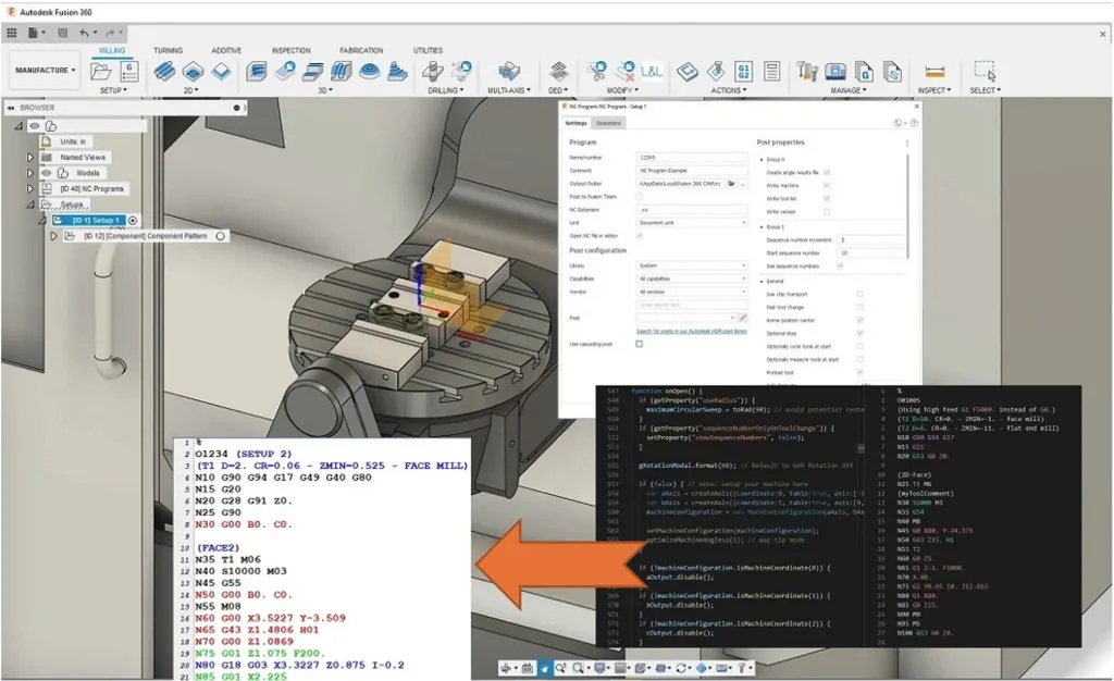 Post Procesadores en software Autodesk Fusion 360