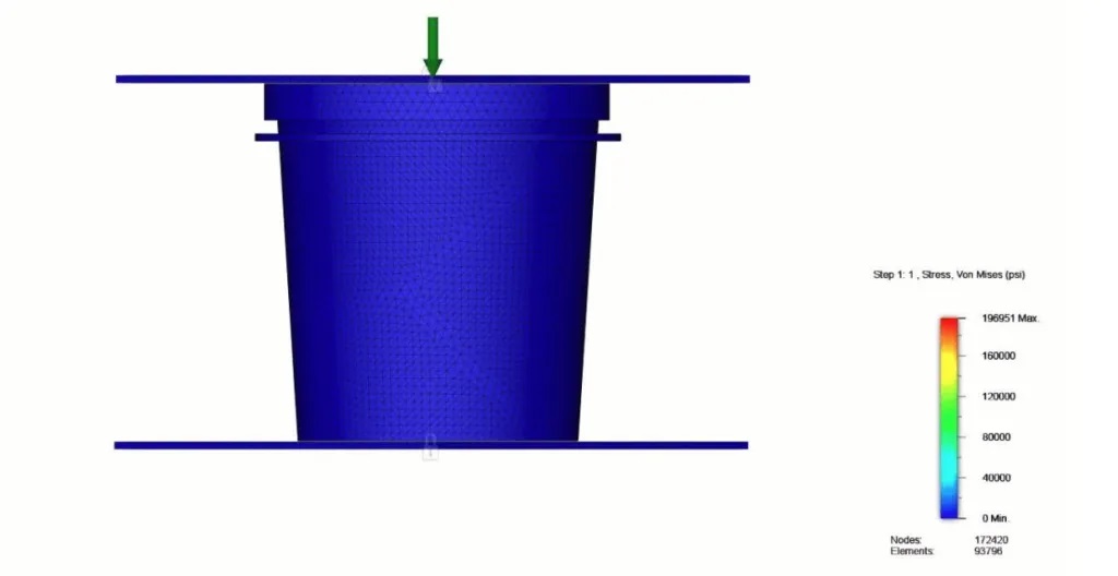 Análisis cuasi estático software Autodesk Fusion 360