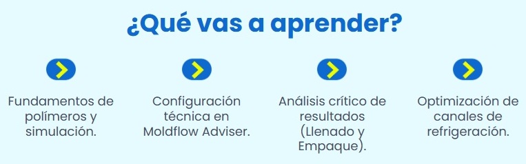 Curso de simulación de inyección con Moldflow Adviser