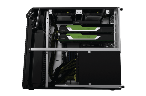 La caja de la BOXX Workstation es enfriada por líquido