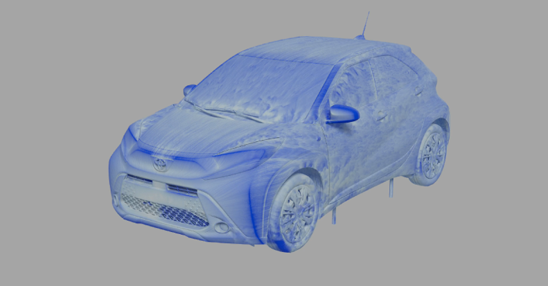 Computación acelerada para estudios CFD en el auto Aygo X de Toyota