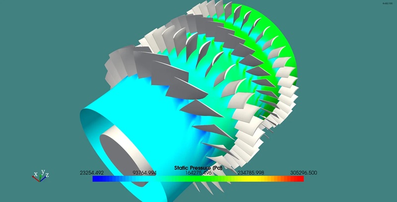 Análisis CFD de Simcenter STAR-CCM+ mostrado en AxCent