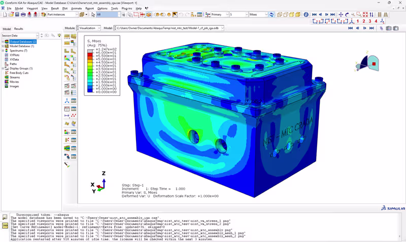 Coreform Abaqus Simulia