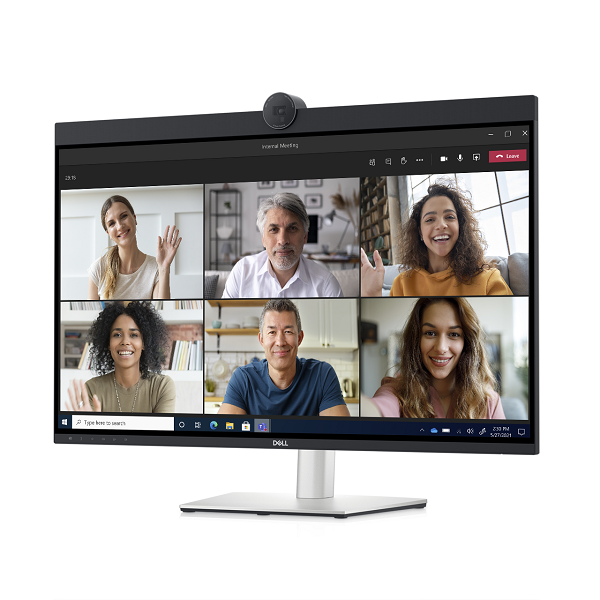 El monitor Dell UltraSharp 32” 4K cuenta con una cámara web inteligente con sensor Sony STARVIS™ CMOS 4K HDR para ajustes de luz, capacidad de encuadre automático con Inteligencia Artificial, funciones de seguridad inteligentes integradas y claridad visual mejorada.