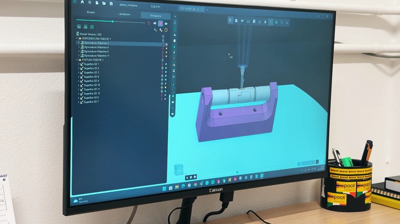 ENCY CAD/CAM Software mecanizado Dino Paoli utiliza ENCY para programar el mecanizado de componentes de la pistola de impacto Hurricane