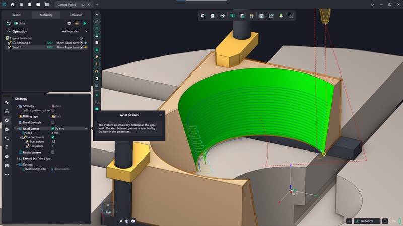 Mecanizado Swarf Ency CAM Mecanizado Swarf Ency CAM