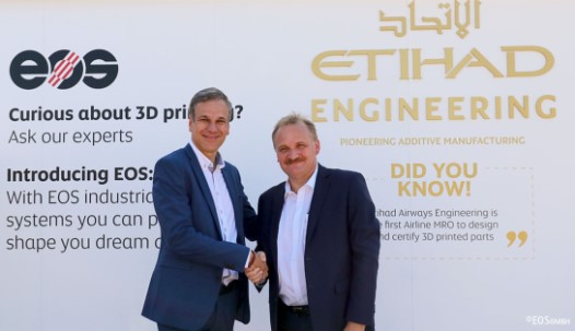 Alianza EOS y Etihad Airways Engineering