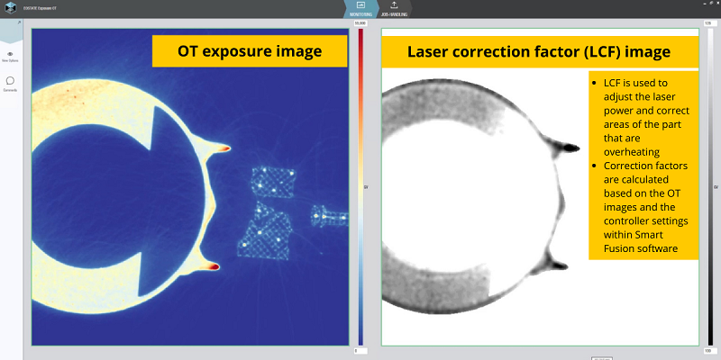 Correcion laser en Smart Fusion de EOS Correcion laser en Smart Fusion de EOS Manufactura aditiva de metales