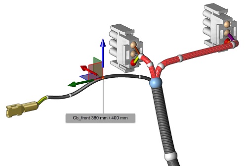cables con longitud predefinida pueden ser ruteados en EPLAN Harness proD