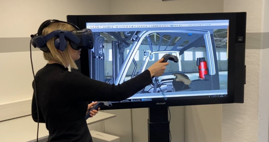 KION Group realidad virtual de almacenes CEDI