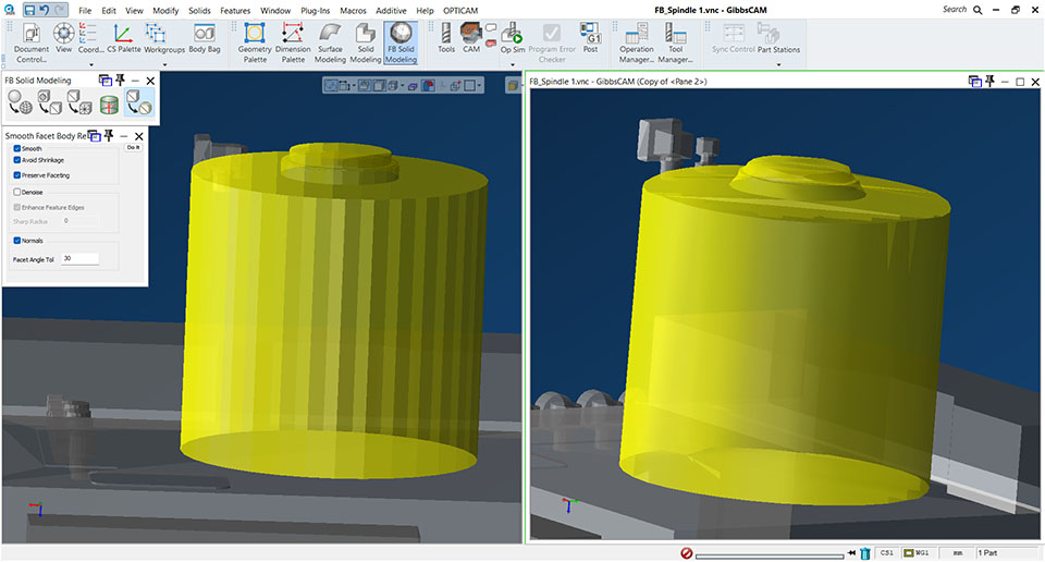 GibbsCAM software CAD/CAM con funciones IA para el taller de mecanizado