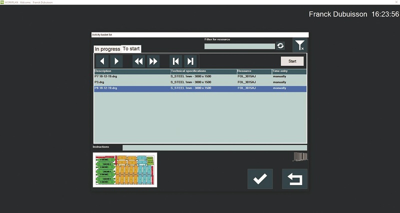 Aprovechando RADAN la solución de chapa metálica de Hexagon, WORKPLAN puede manejar rollos de material Aprovechando RADAN la solución de chapa metálica de Hexagon, WORKPLAN puede manejar rollos de material