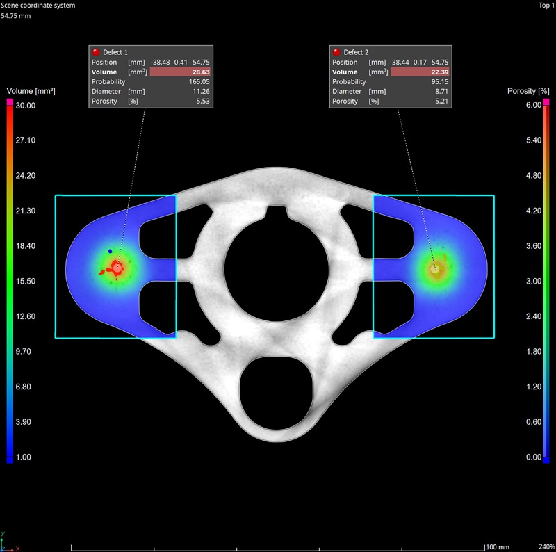 El software VGinLINE permite la ejecución automática de tareas de inspección en un entorno de producción no destructivo. Los resultados se pueden conectar a los sistemas existentes para un control de calidad autónomo