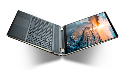 HP Spectre x360 15 es la HP convertible de 15 pulgadas más poderosa, con una relación pantalla-cuerpo del 90% , hasta 17 horas de duración de batería, y una pantalla 4K
