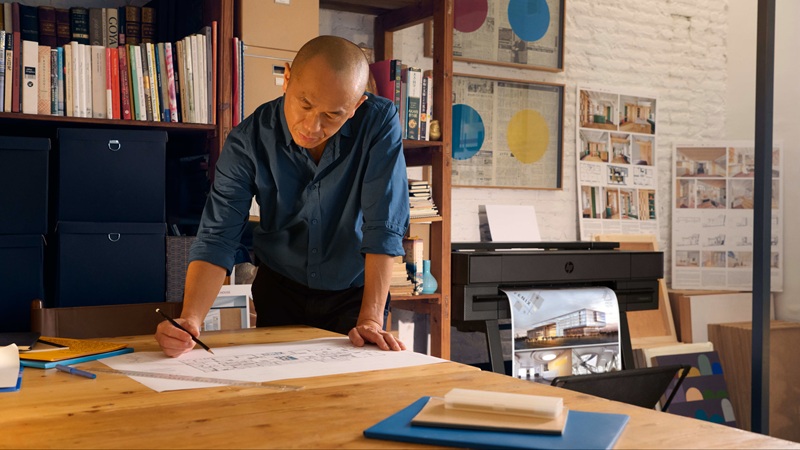 impresora HP DesignJet T870 plotter AEC CAD