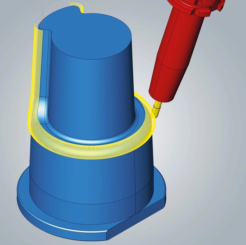 Mecanizado CADCAM ISO en 5 ejes hypermill