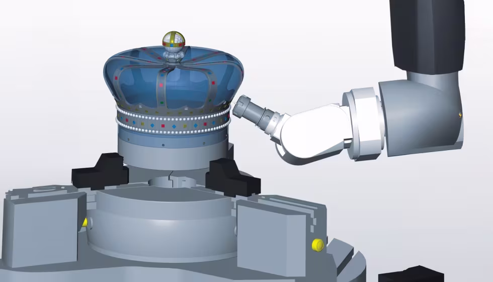 El soporte para cabezales angulares en hyperMILL y hyperMILL VIRTUAL Machining permite una programación y verificación fiables de las operaciones de mecanizado. Foto: Open Mind