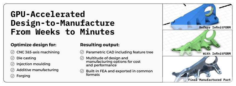 InfinitForm Diseño para Manufactura CAD
