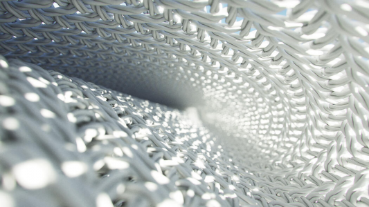 KeyShot 10 mejora RealCloth 2.0 con su nueva capacidad 3D Ply de telas tejidas y de punto más realistas. Imagen: KeyShot