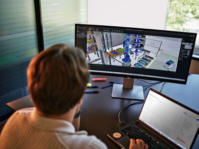 mosaixx ofrece a los integradores de sistemas y a otros clientes de ingeniería acceso a una amplia gama de soluciones de software para programas ECAD y MCAD, simulación, programación fuera de línea y puesta en marcha virtual. © Componentes visuales/ mosaixx