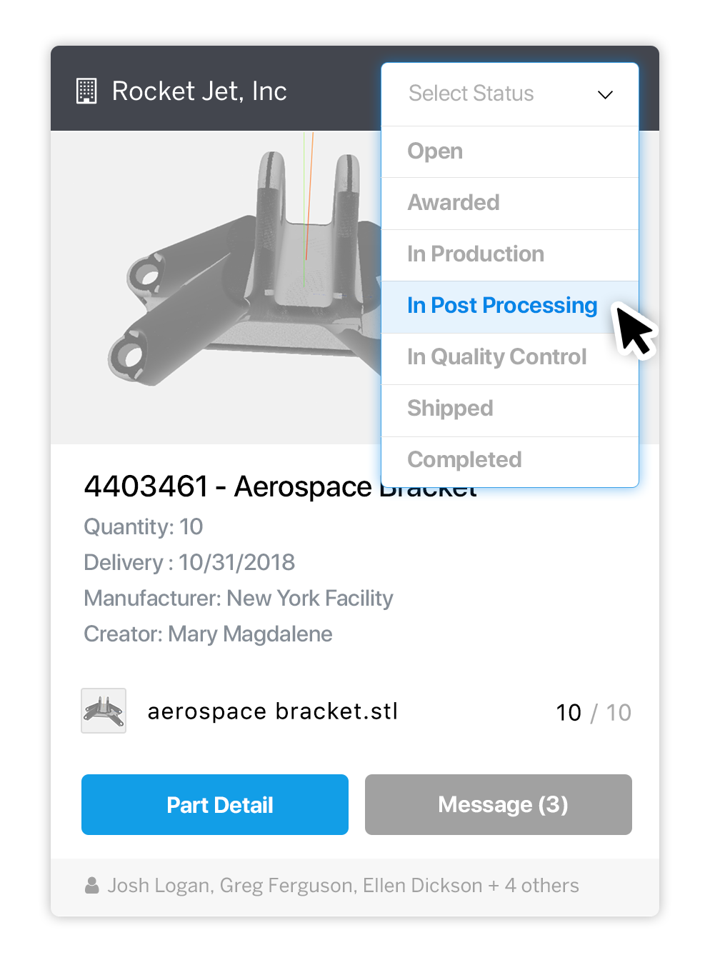 EOS, PTC Y LINK3D unen fuerzas para impulsar manufactura aditiva industrial