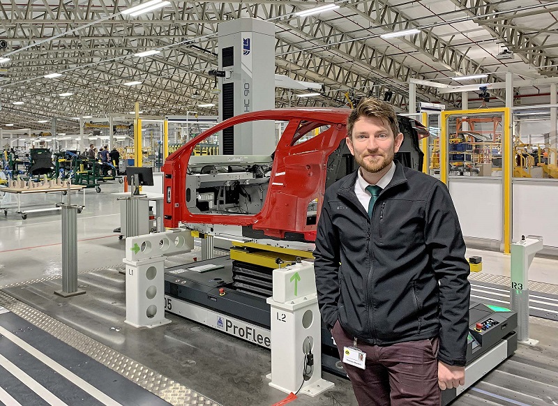 Tom Mackrill, Gerente de Calidad Dimensional, Lotus Cars