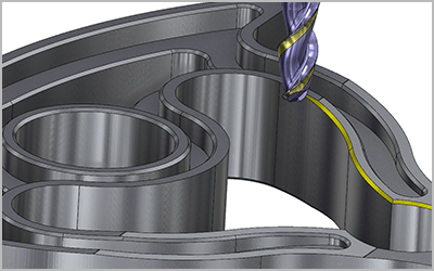 Mastercam Deburr en 3 ejes