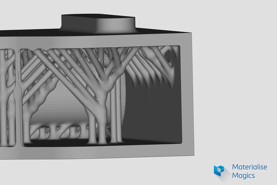 Minimice el soporte en áreas complejas con volúmenes autoportantes Magics