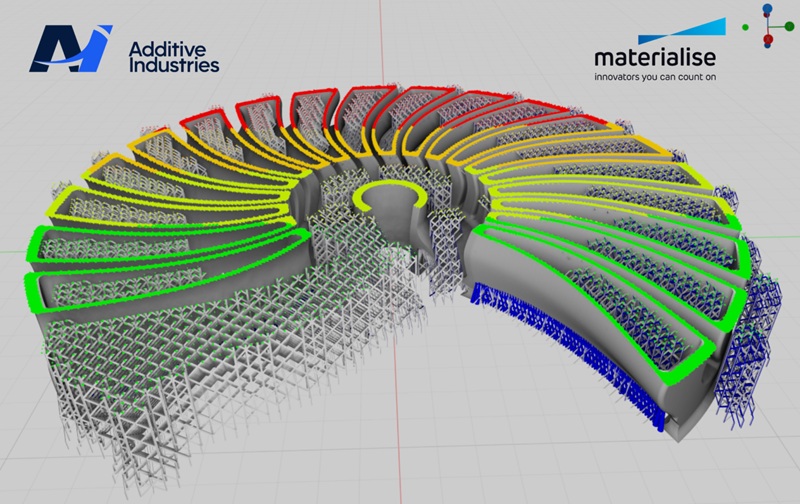 Additive Industries build processor Materialise