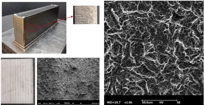 Bloque fabricado en Prototipo ATILA Ti6Al4V G23 Bloque fabricado en Prototipo ATILA Ti6Al4V G23