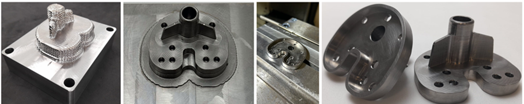 Mecanizados a partir de preforma de una bandeja tibial Mecanizados a partir de preforma de una bandeja tibial