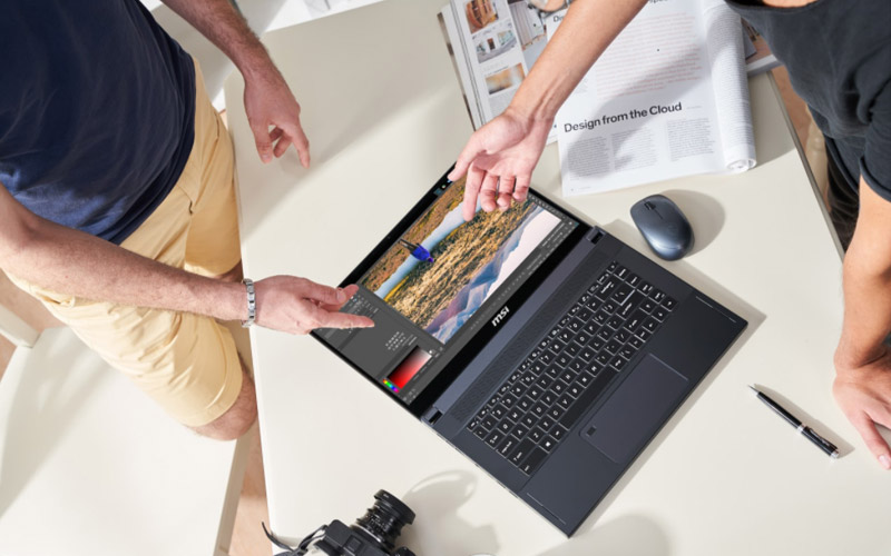 Laptop tipo workstation para diseño Creator 15 de MSI