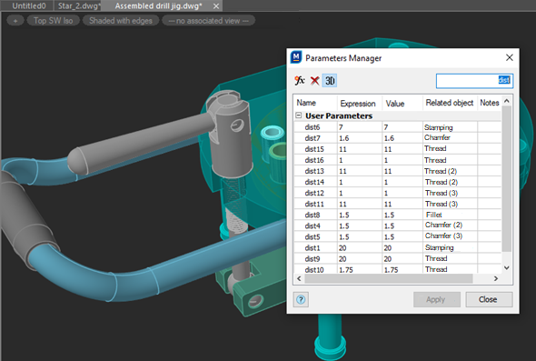 Gestor de parámetros Gestor de parámetros