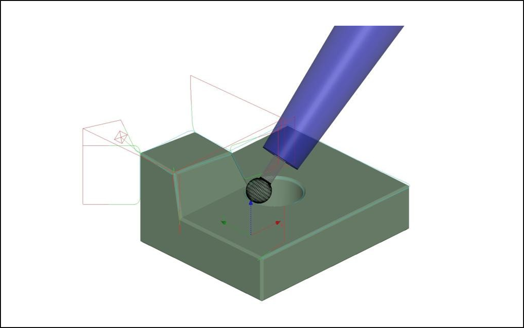mecanizado por desbarbado 5 ejes de NCG CAM
