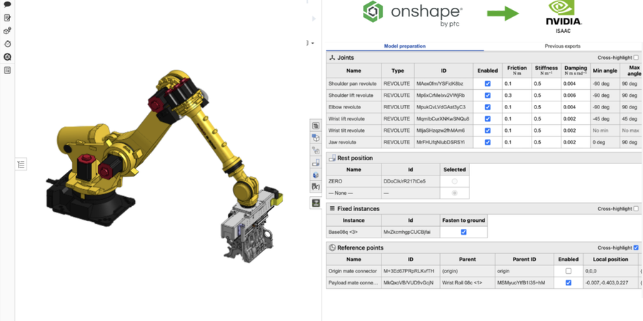 Onshape ofrece diseños de robots listos para simulación