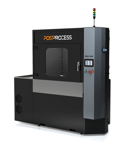 PostProcess Technologies presenta DEMI X 5000, el equipo de eliminación de resina para piezas SLA de gran formato