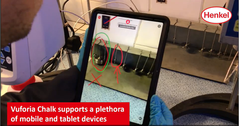 La empresa Henkel utiliza la aplicación de realidad aumentada Vuforia Chalk de PTC La empresa Henkel utiliza la aplicación de realidad aumentada Vuforia Chalk de PTC