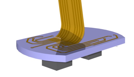 parte flexible del tablero