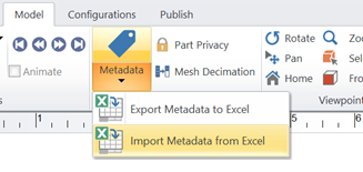 Importa Metadatos de Partes desde Excel