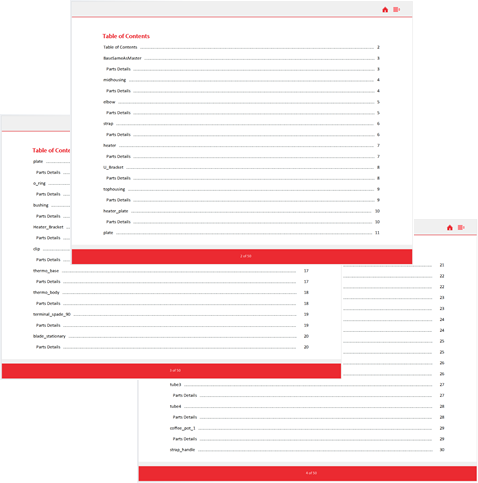 Actualización en Tablas de Contenidos