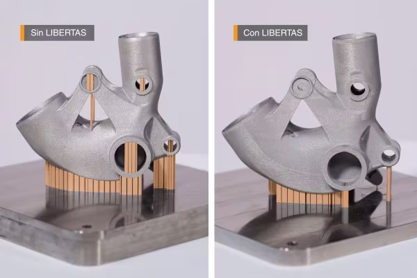 Libertas de Renishaw un programa para fabricacion aditiva metalica