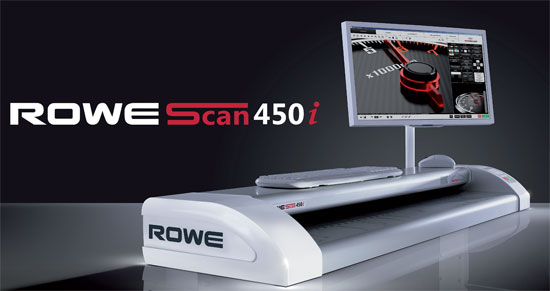 ROWE 450i escaneo de planos